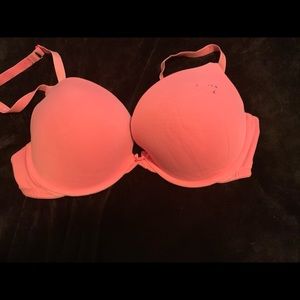 T shirt and semi push up bra